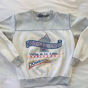 Vintage World Cup Graphic women’s sweatshirt - Gray and White